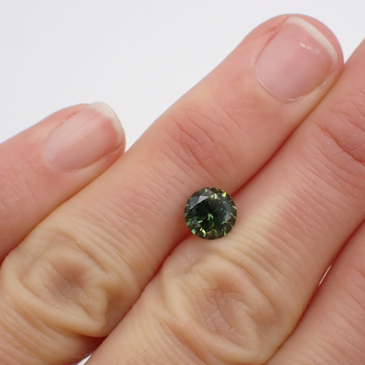 Australian Green Sapphire - Round 1.36ct