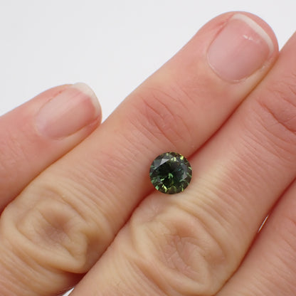 Australian Green Sapphire - Round 1.36ct