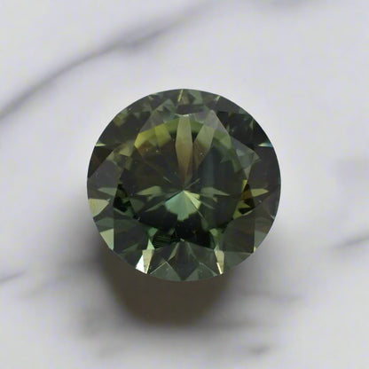 Australian Green Parti Sapphire - Round 1.26ct
