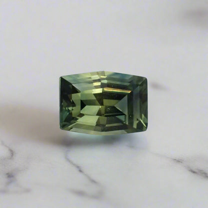 Australian Parti Sapphire - Lozenge Cut 0.74ct