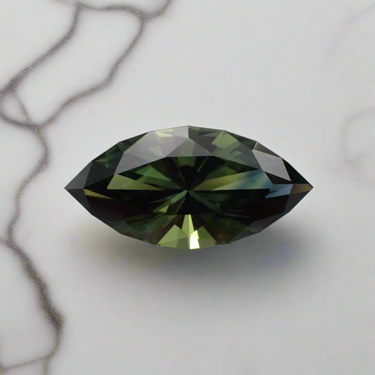Australian Teal Parti Sapphire - Marquise Cut 0.96ct