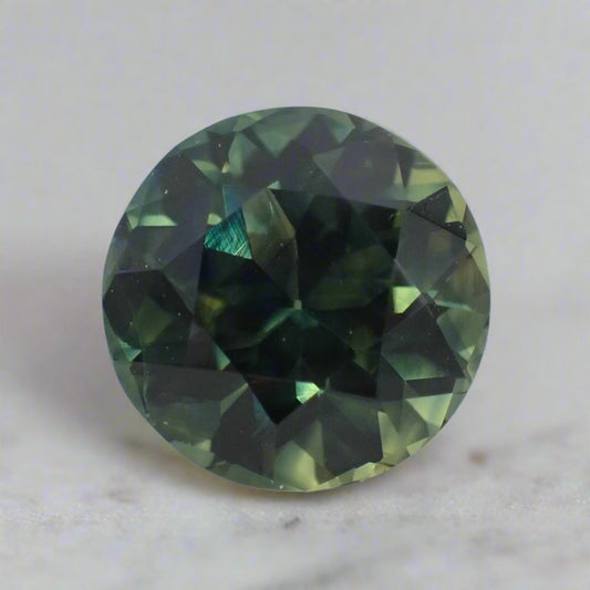 Australian Teal Sapphire - Round Cut 2.82ct