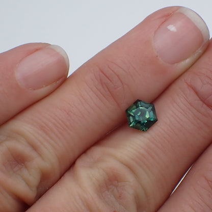 Australian Teal Sapphire - Hexagonal Cut 1.00ct