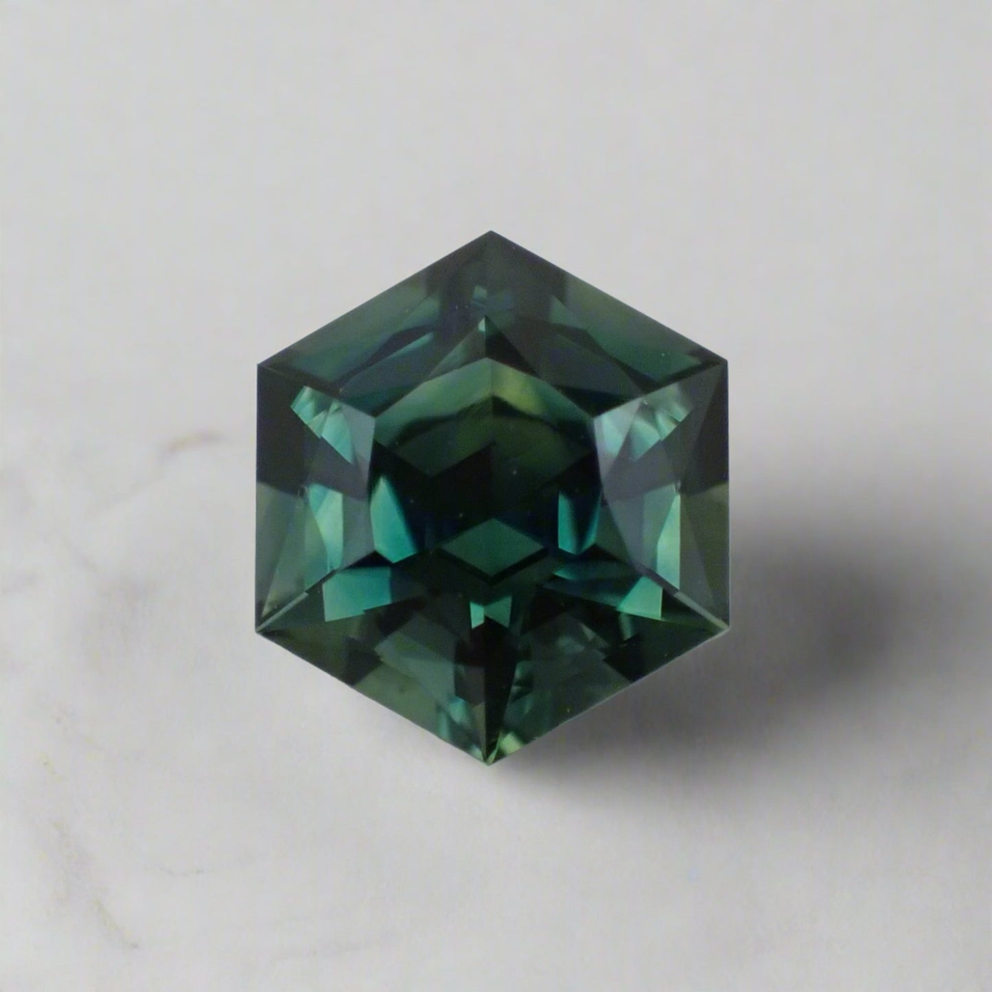 Australian Teal Sapphire - Hexagonal Cut 1.00ct