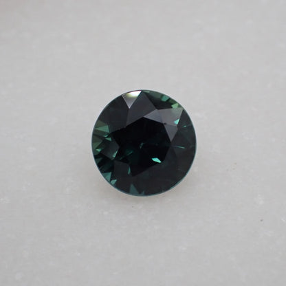 Australian Teal Sapphire - Round Cut 0.85ct