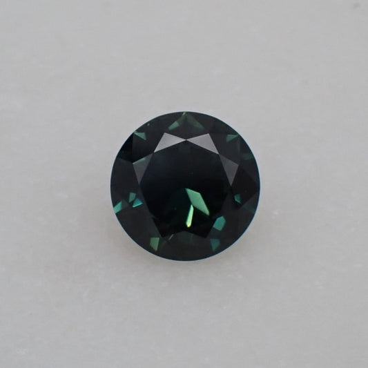 Australian Teal Sapphire - Round Cut 0.90ct