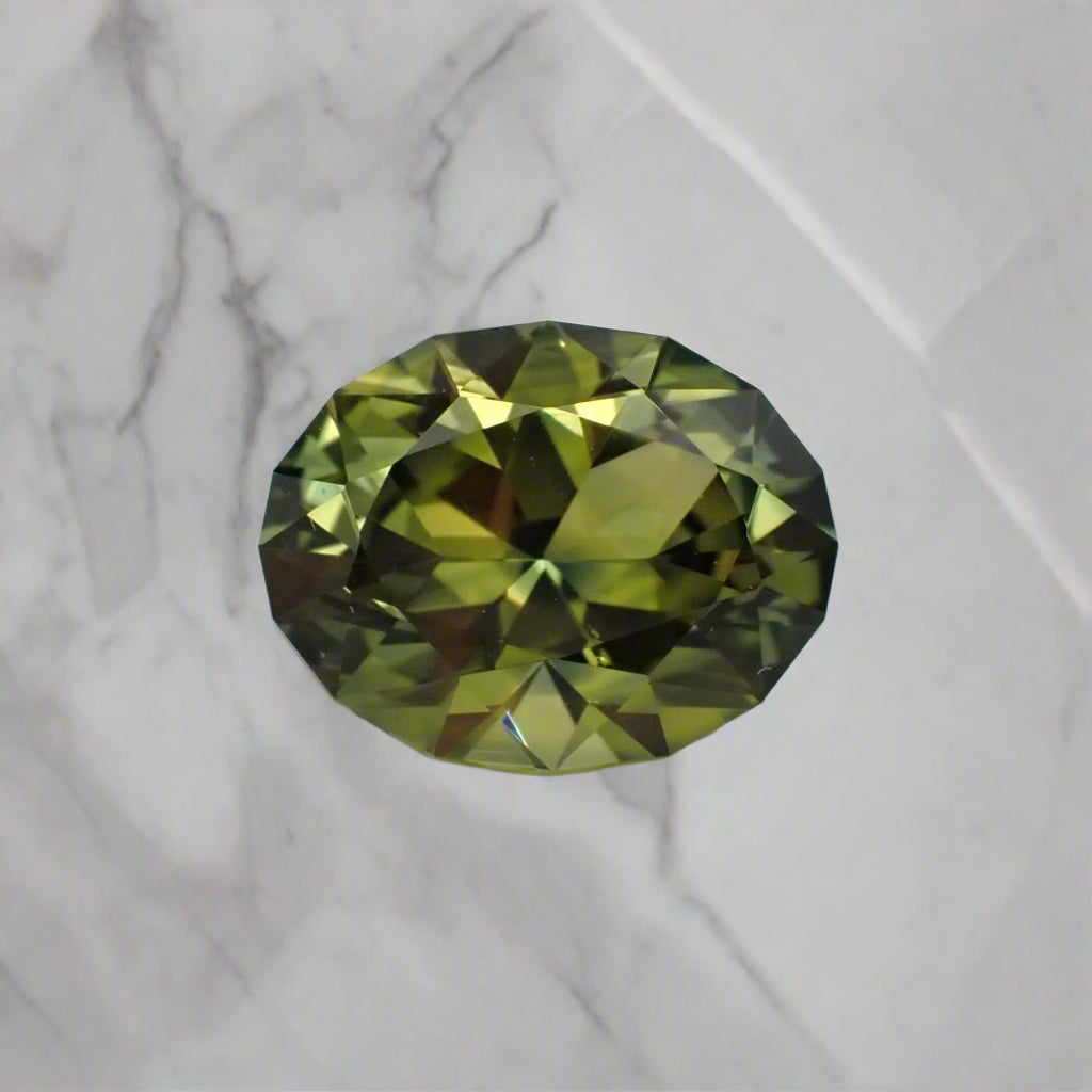 Australian Yellow Parti - Oval Cut 1.09ct