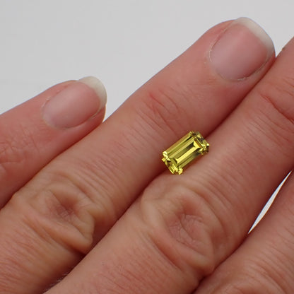 Australian Yellow Sapphire - Emerald Cut 1.30ct