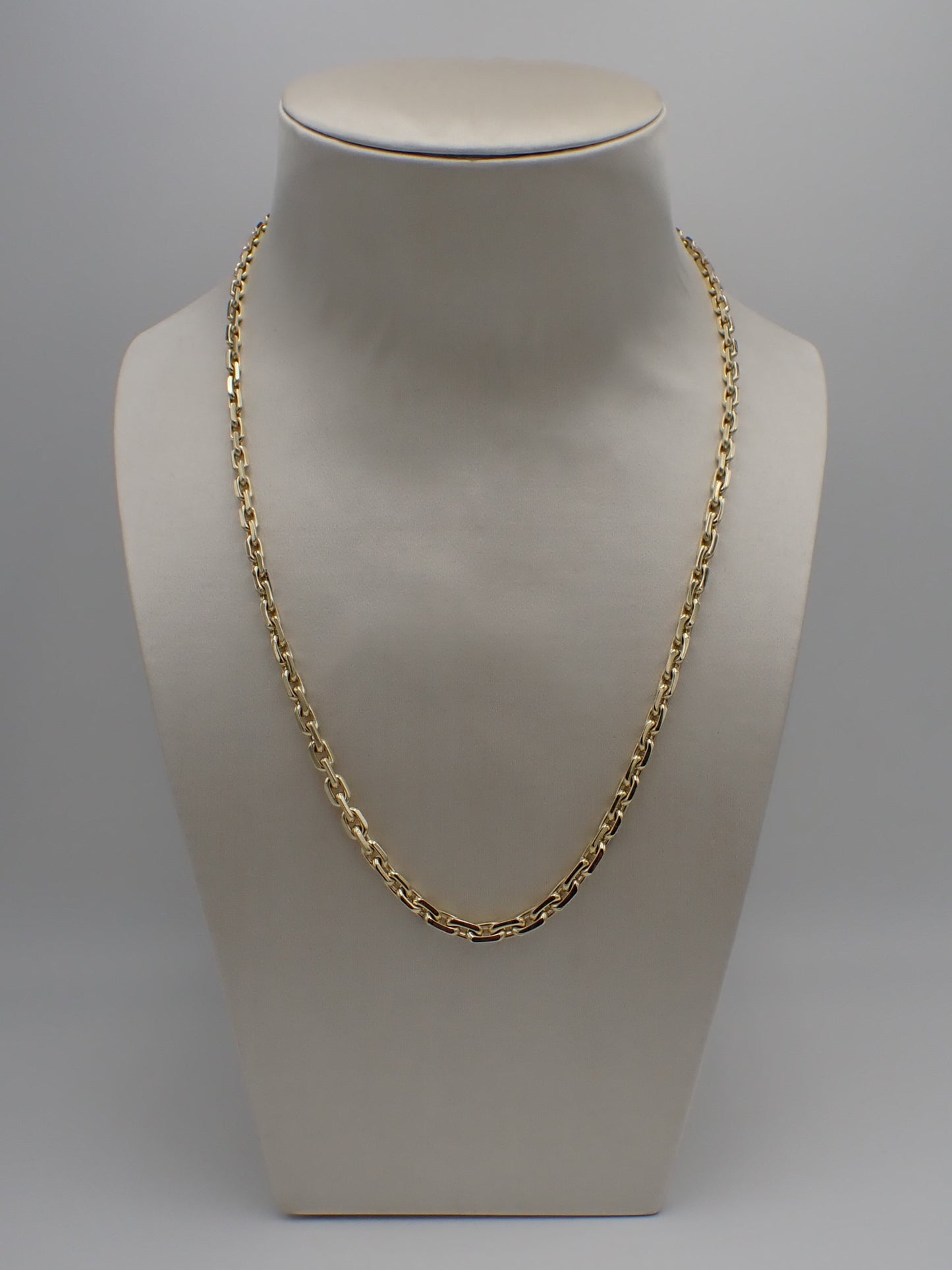 Solid Gold Graduated Chain - Necklace