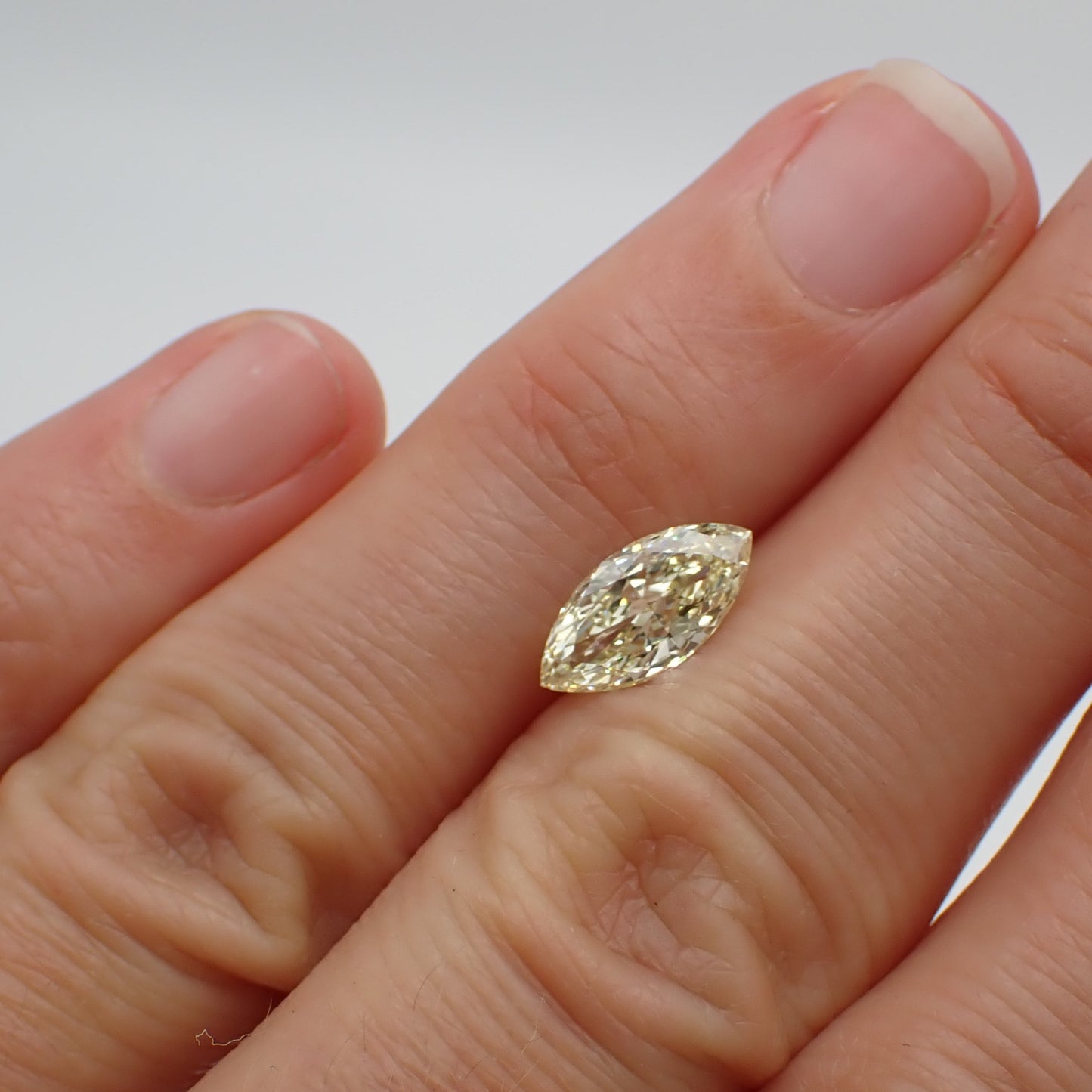 Lab Grown Yellow Diamond - Marquise Cut 1.28ct