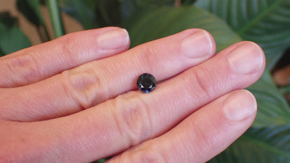 Australian Blue Parti Sapphire - Round Cut 1.37ct