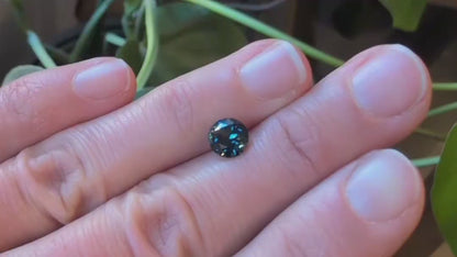 Australian Blue Parti Sapphire - Round Cut 1.40ct