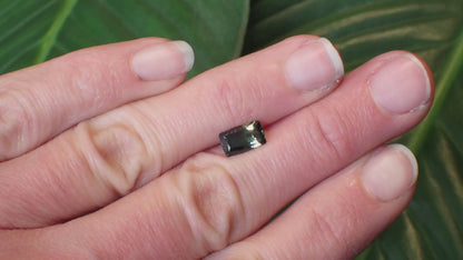 Australian Blue/Yellow Parti Sapphire - Rectangle Cut 1.56ct