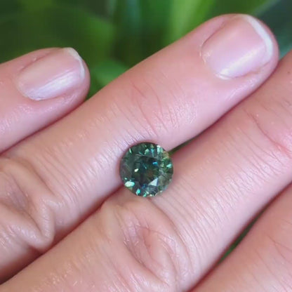 Australian Teal Sapphire - Round Cut 2.82ct