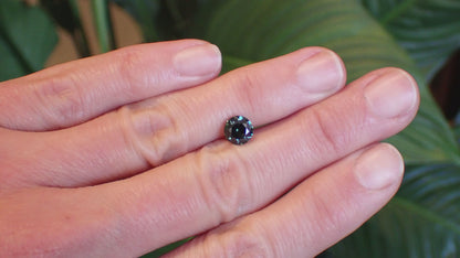 Australian Green Parti Sapphire - Round Cut 1.29ct