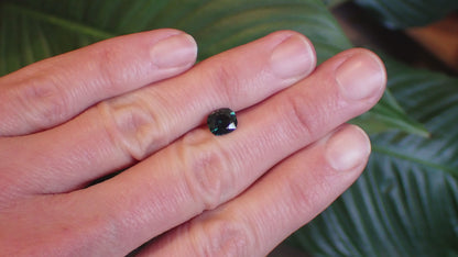 Australian Green Parti Sapphire - Cushion Cut 1.38ct