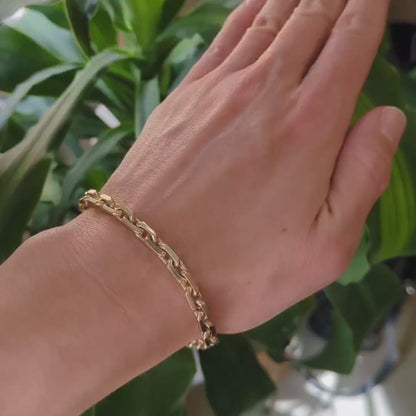 Solid Gold Chain - Bracelet