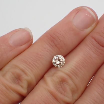 Recycled Champagne Diamond - Round 0.65ct