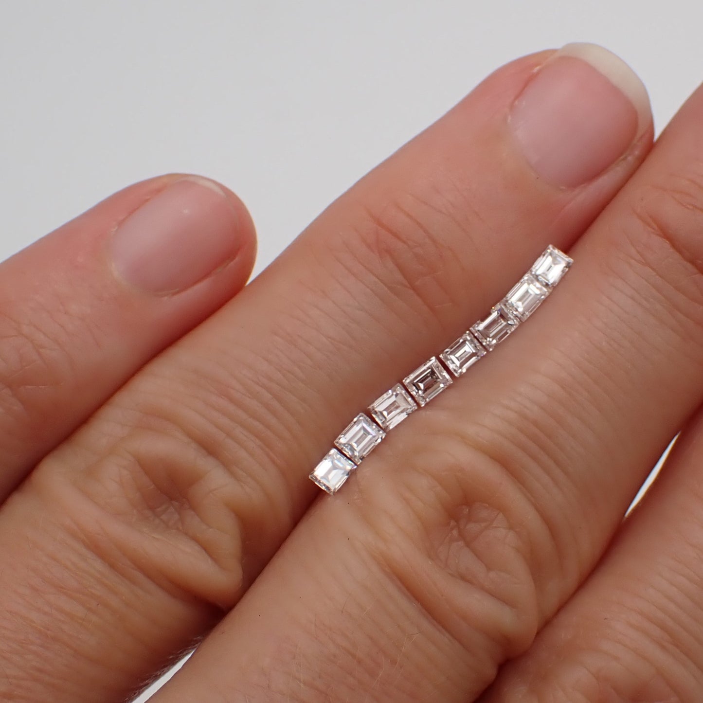 Recycled Diamond Set - Baguette Cut 0.85ct