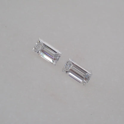 Recycled Diamond Pair - Baguette Cut 0.31ct