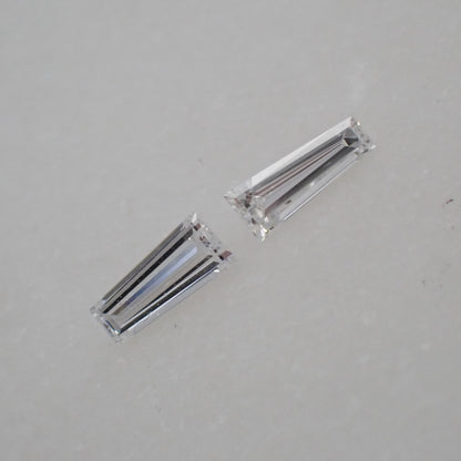 Recycled Diamond Pair - Tapered Baguette Cut 0.28ct