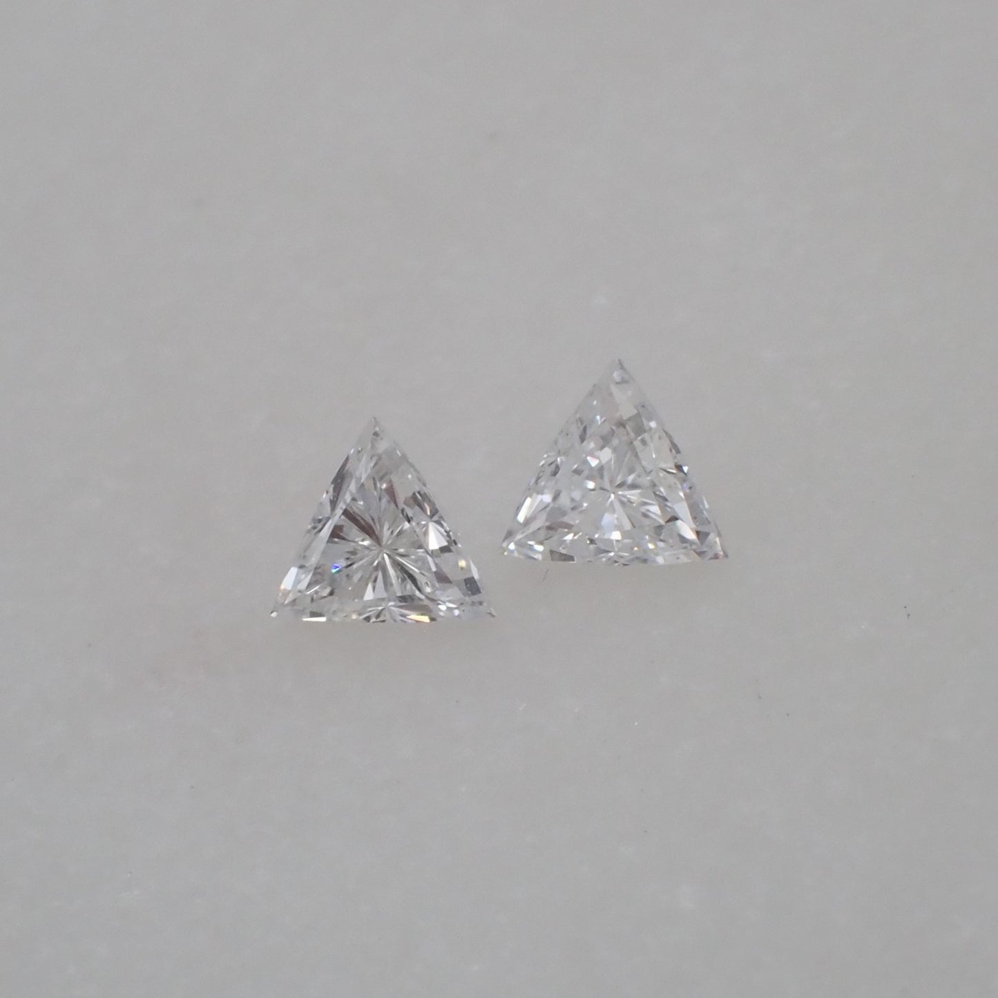 Recycled Diamond Pair - Trilliant Cut 0.21ct