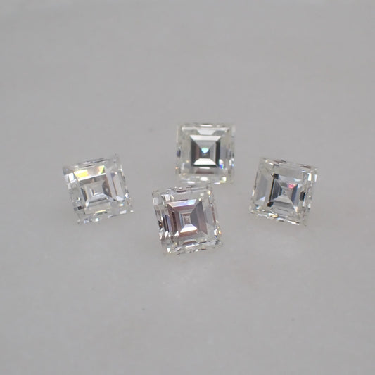 Recycled Diamond Set - Carre Cut 1.12ct