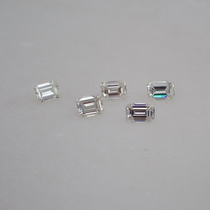 Recycled Diamond Set - Emerald Cut 0.69ct