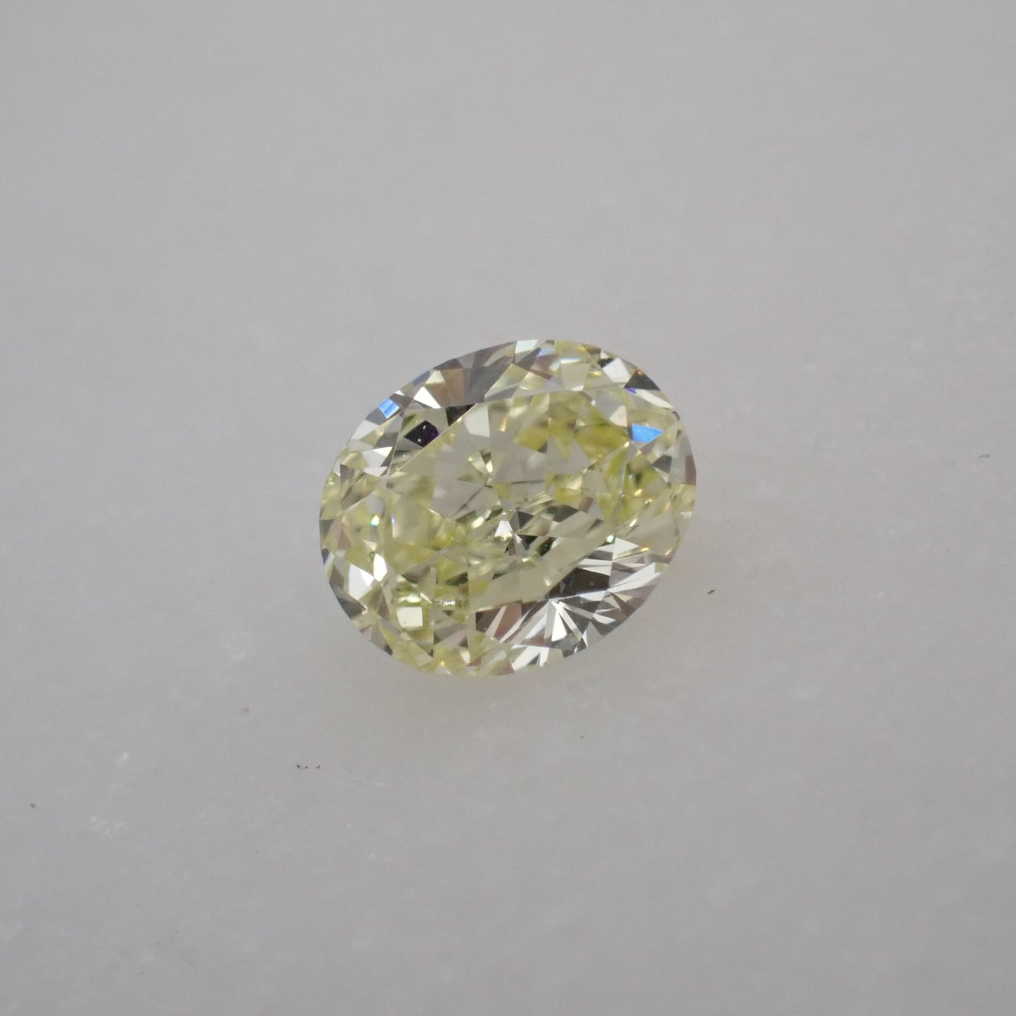 Recycled Yellow Diamond - Oval Cut 0.36ct