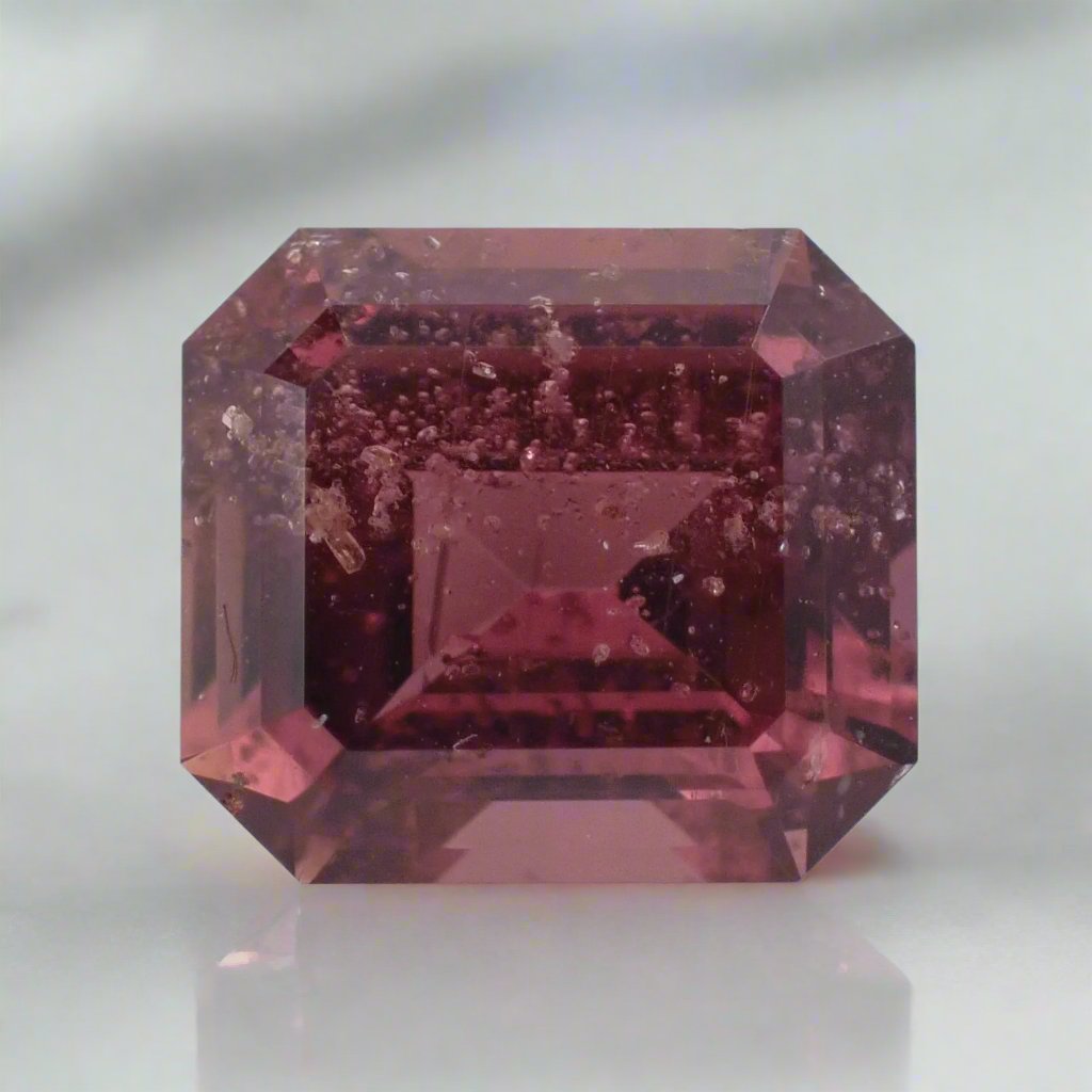 Red Sapphire - Emerald Cut 3.09ct