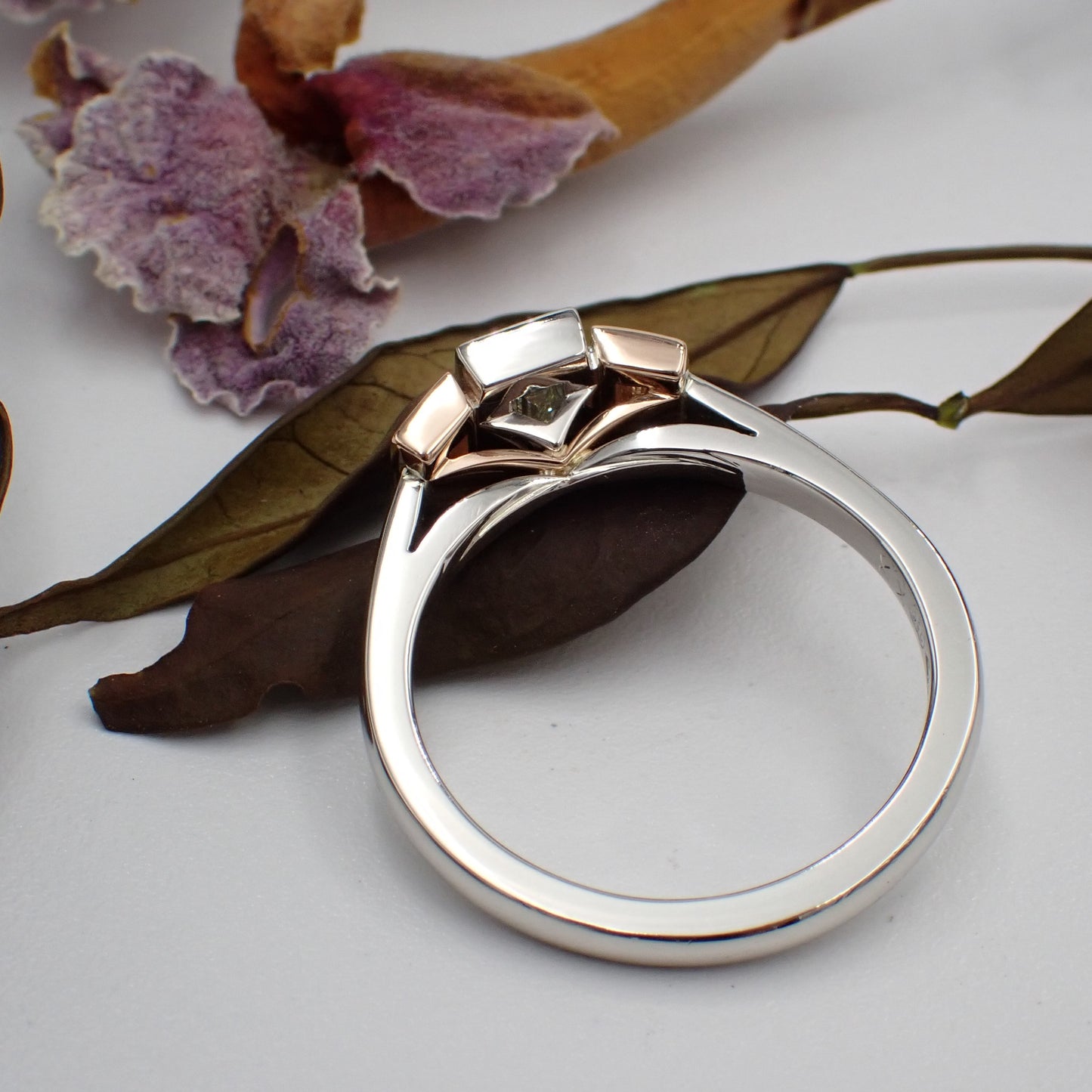 Baguette Diamond Engagement Ring - Trilogy