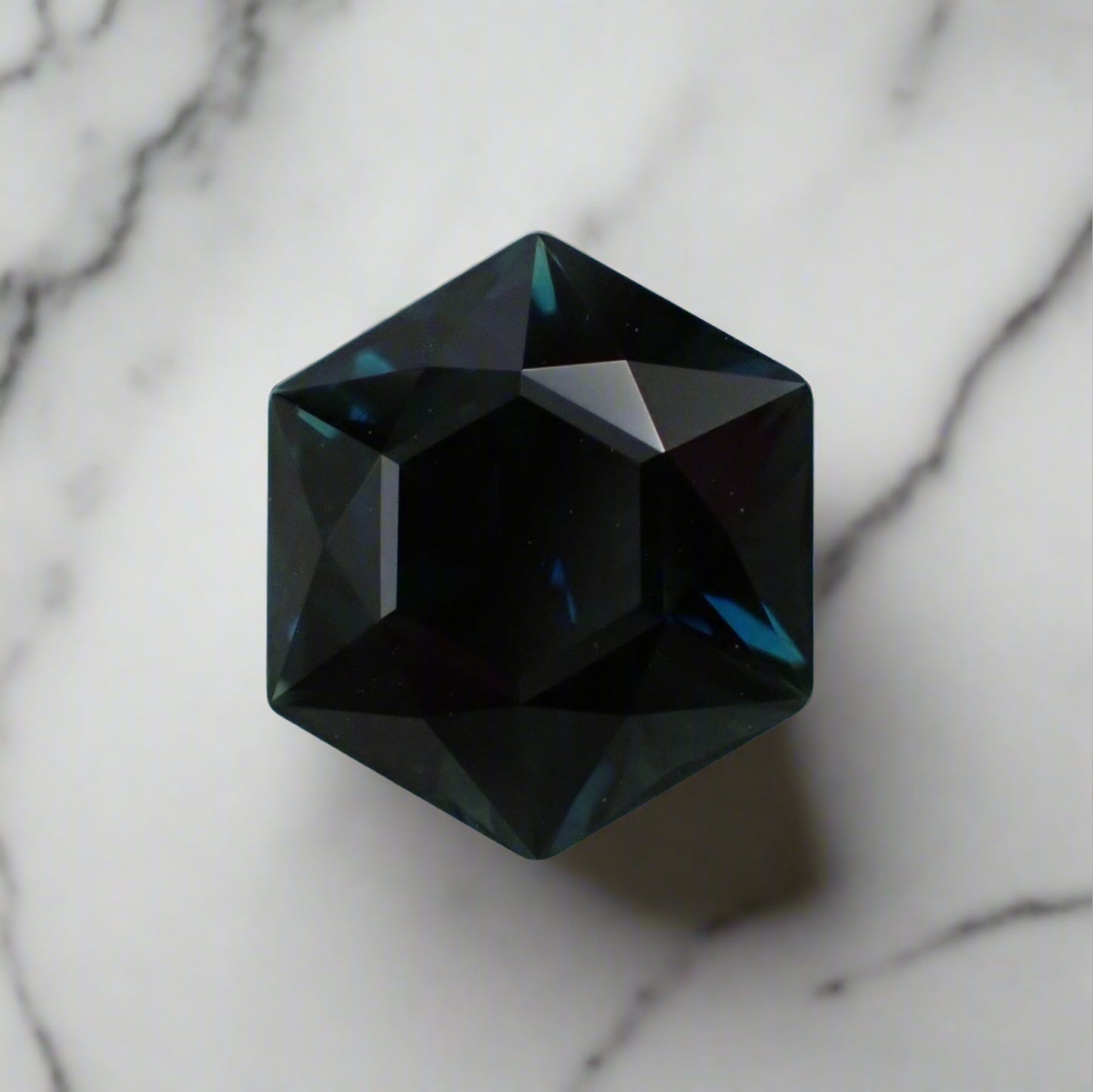 Australian Blue Sapphire - Hexagonal Cut 1.18ct